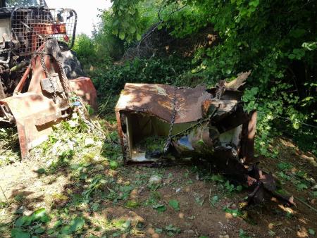 Sanacija črnega odlagališča – Banova jama 018